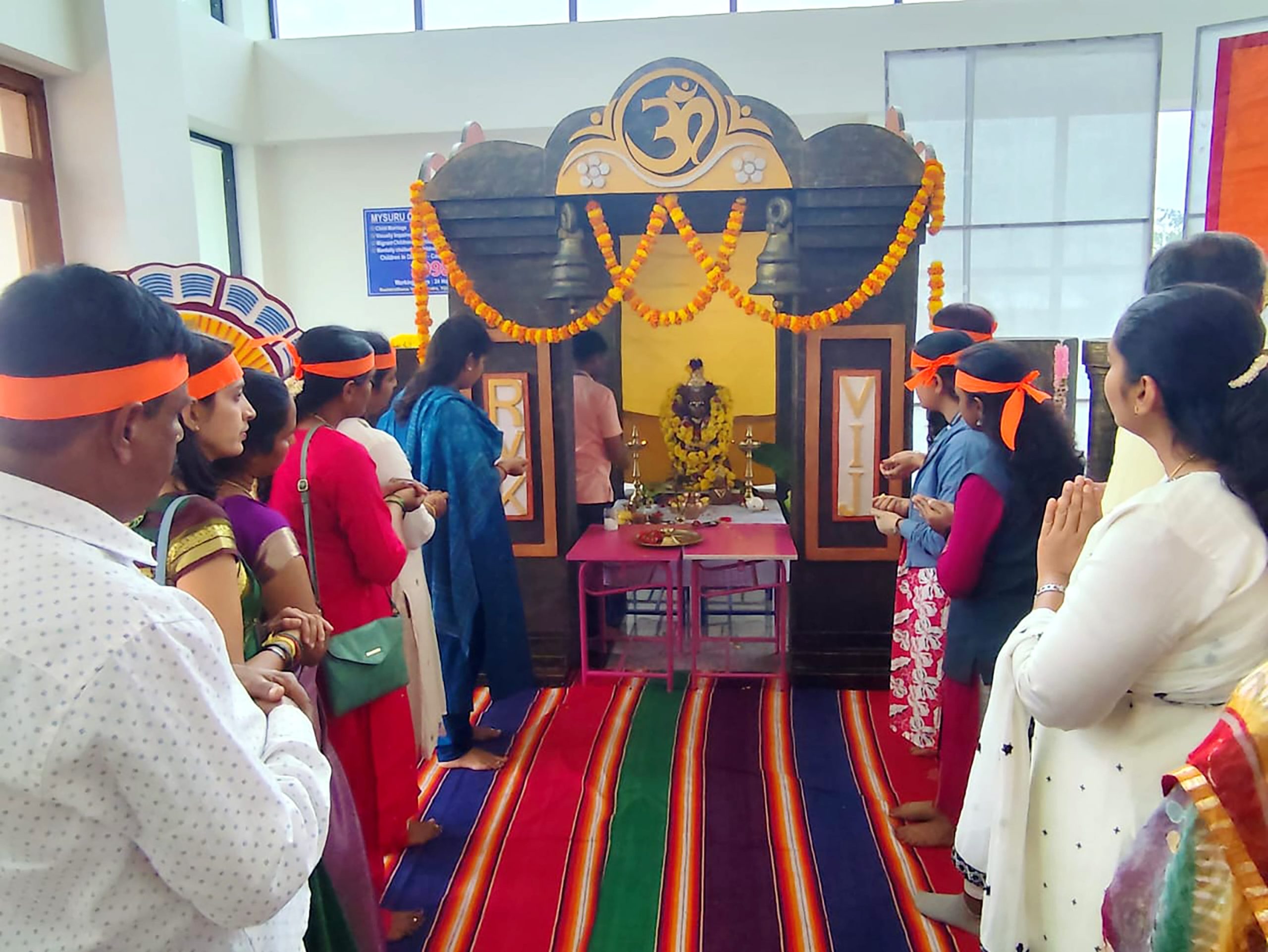 Gauri-Ganesh festival and National Sports Day celebration in RVK – Vijayanagar (1)