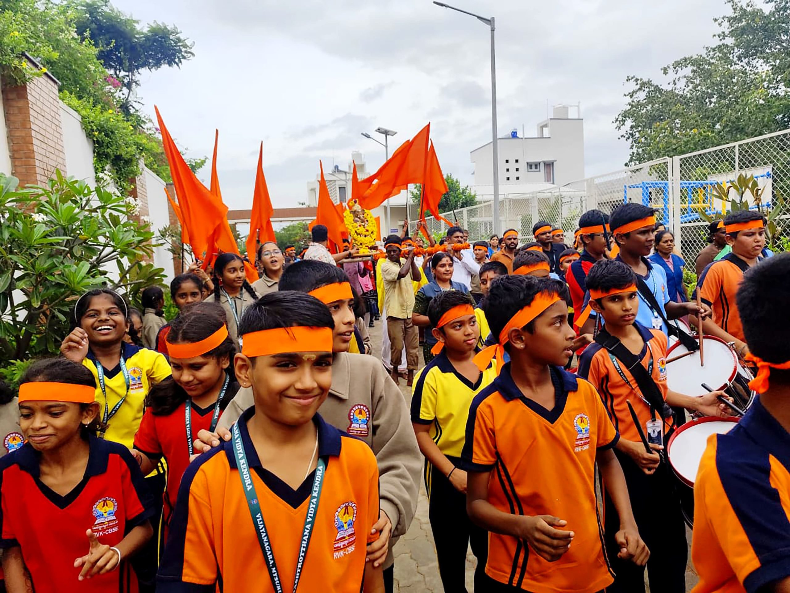 Gauri-Ganesh festival and National Sports Day celebration in RVK – Vijayanagar (4)