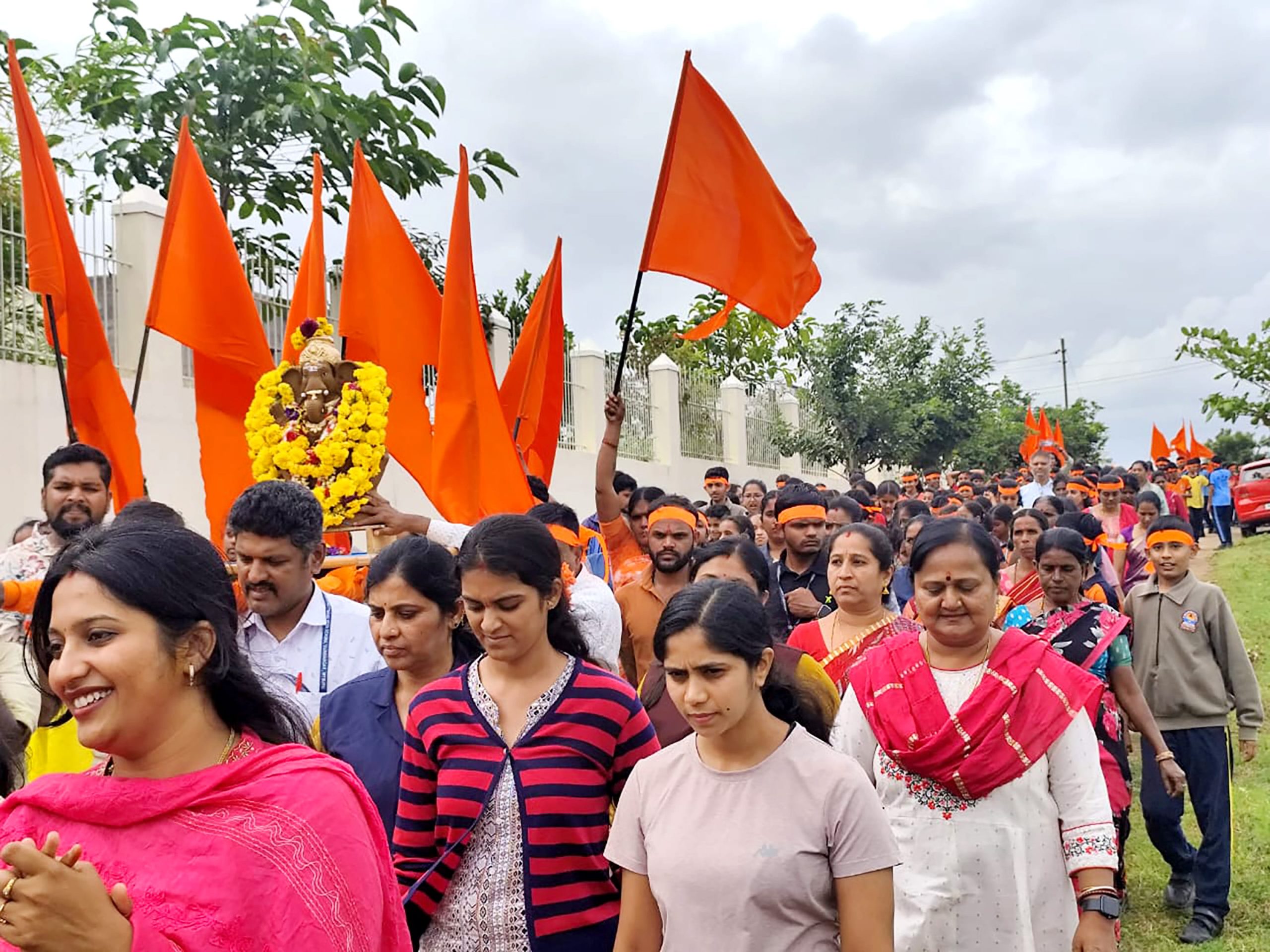 Gauri-Ganesh festival and National Sports Day celebration in RVK – Vijayanagar (6)