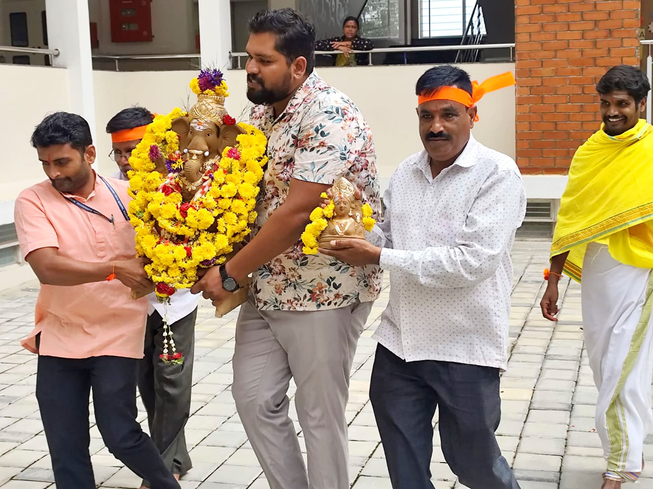 Gauri-Ganesh festival and National Sports Day celebration in RVK – Vijayanagar (7)