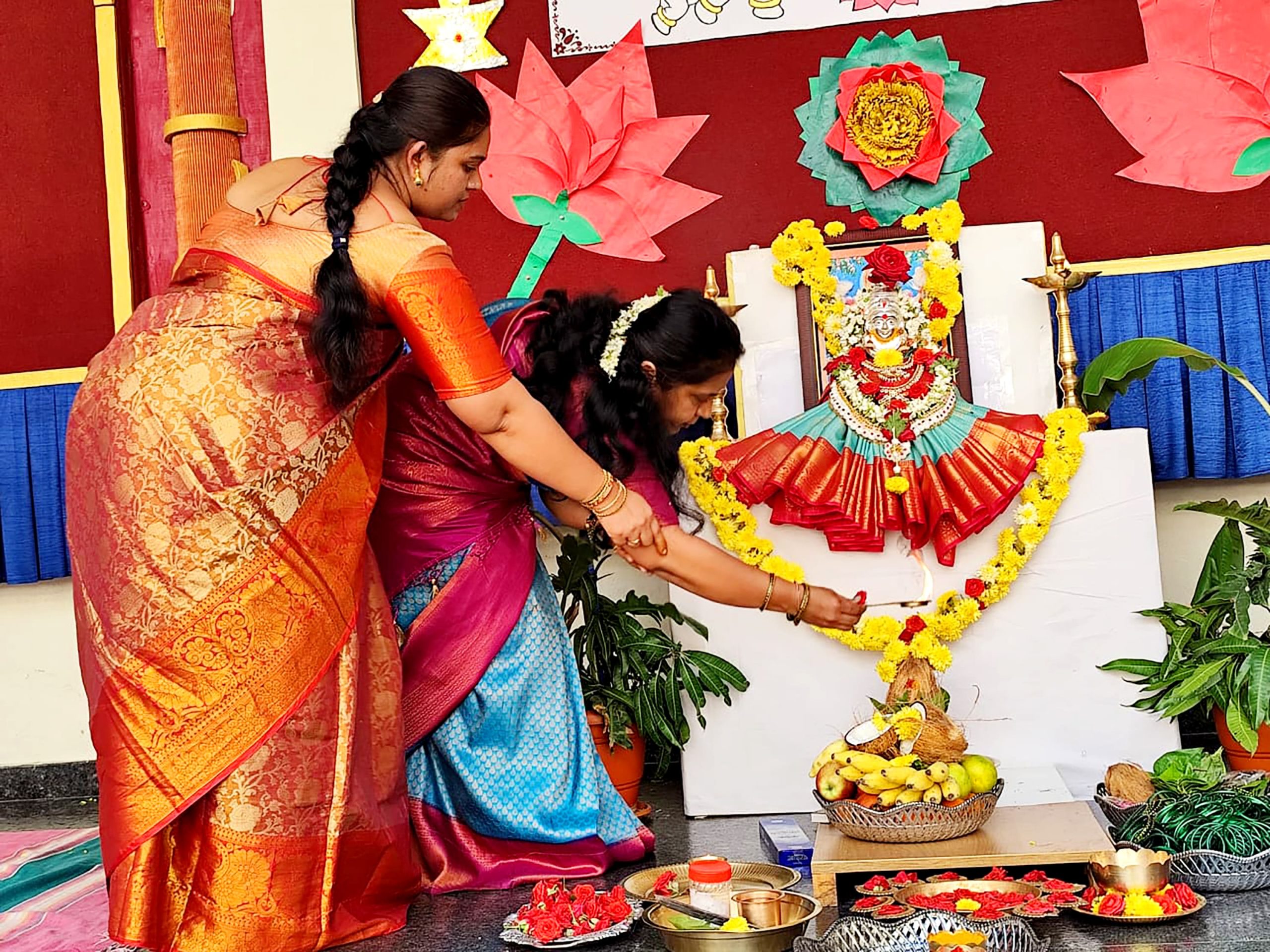 Varamahalakshmi Vrath Celebration in RVK - Vijayanagar6