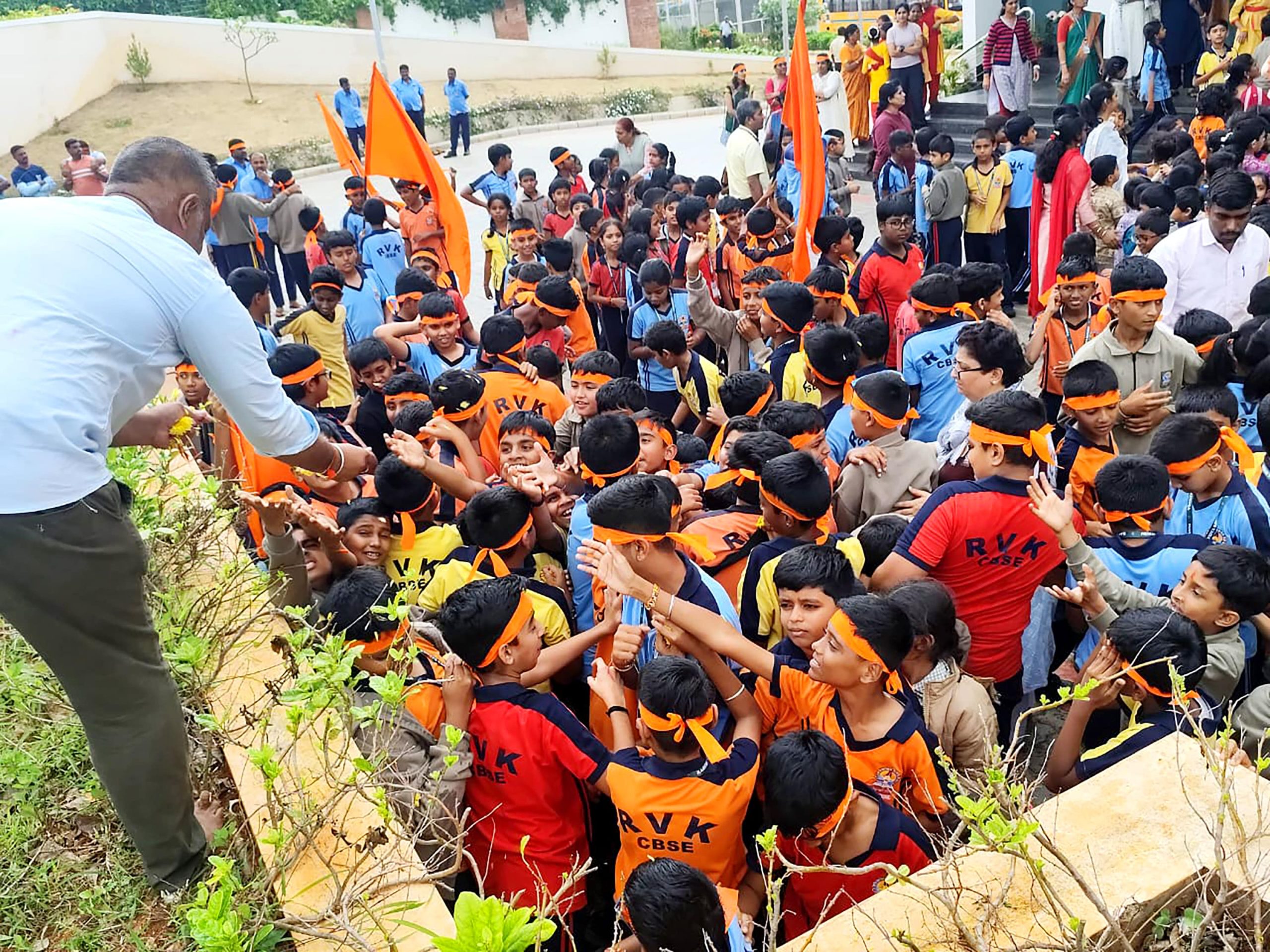 Gauri-Ganesh festival and National Sports Day celebration in RVK – Vijayanagar (3)