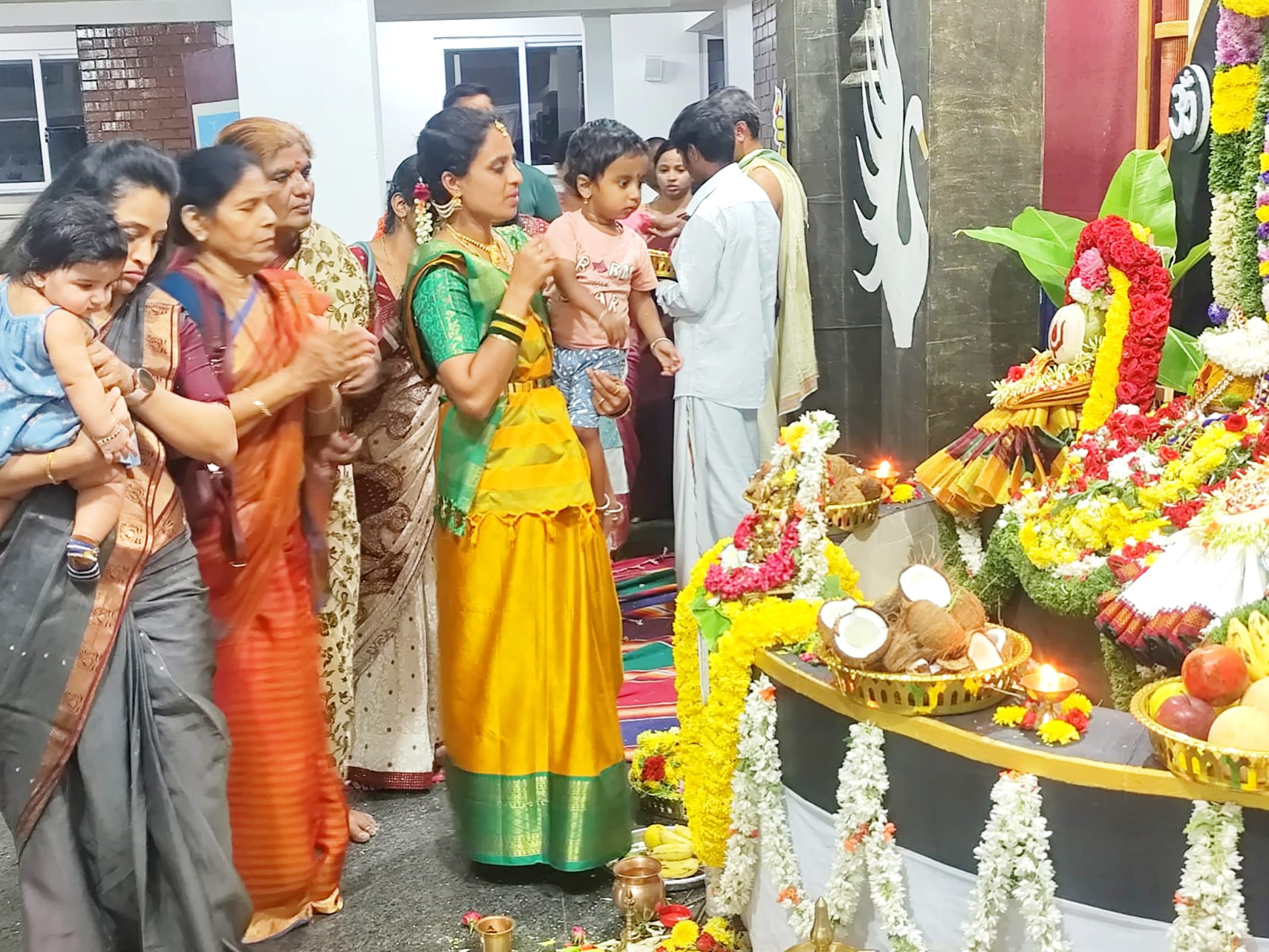 Sri Satyanarayana Puja in RVK - Vijayanagar at 12.52.23 PM (1)