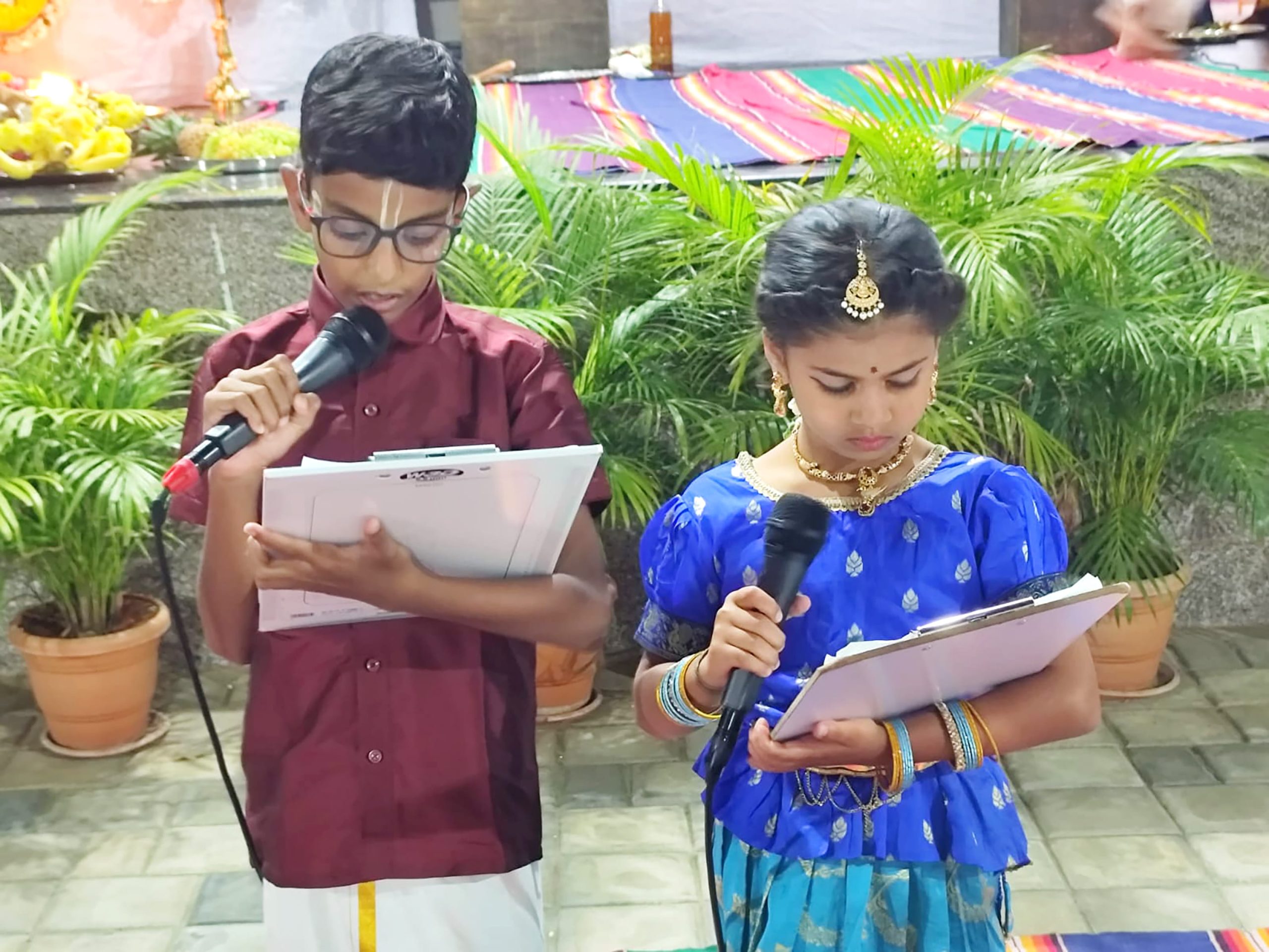 Sri Satyanarayana Puja in RVK - Vijayanagar at 12.52.37 PM