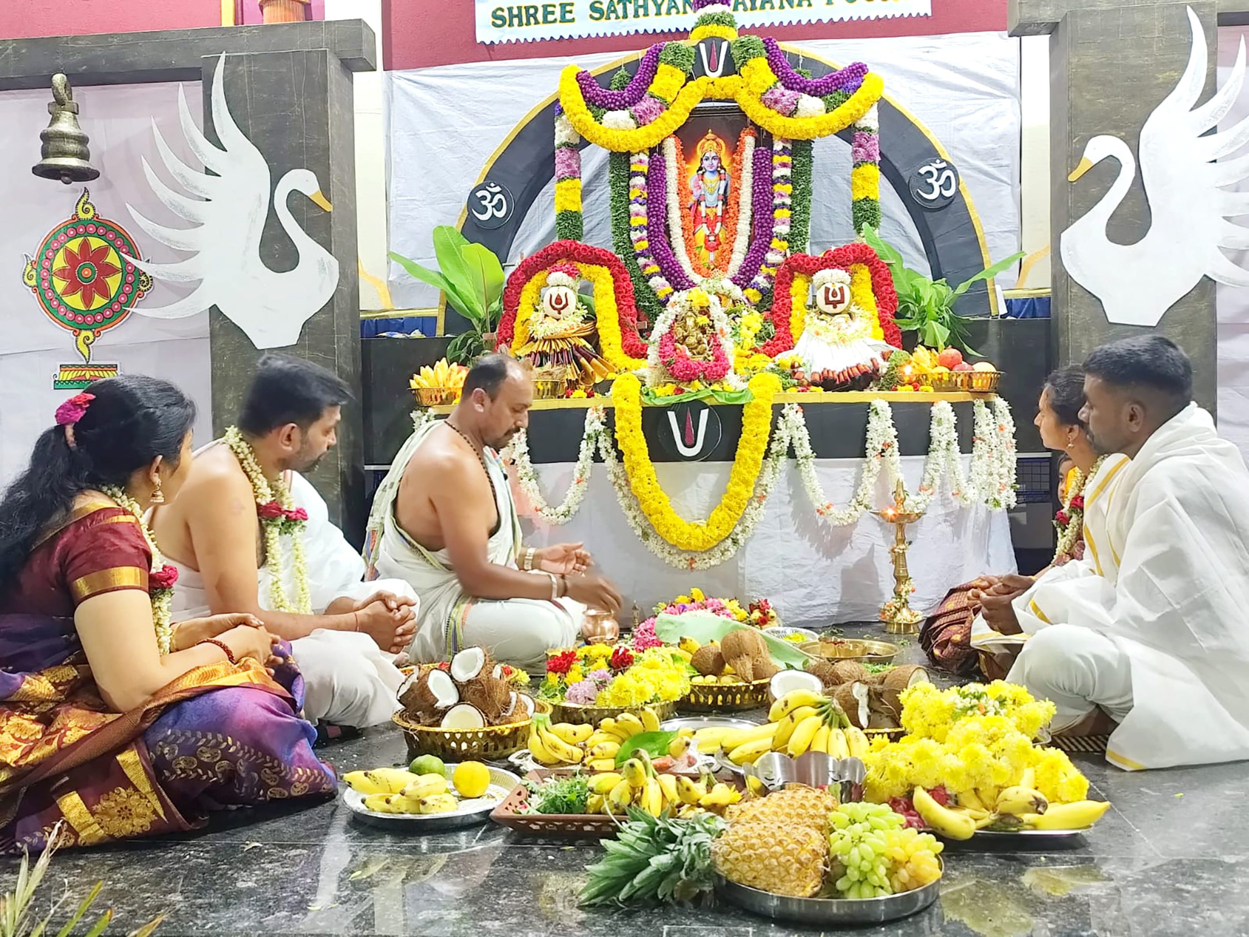 Sri Satyanarayana Puja in RVK - Vijayanagar at 12.52