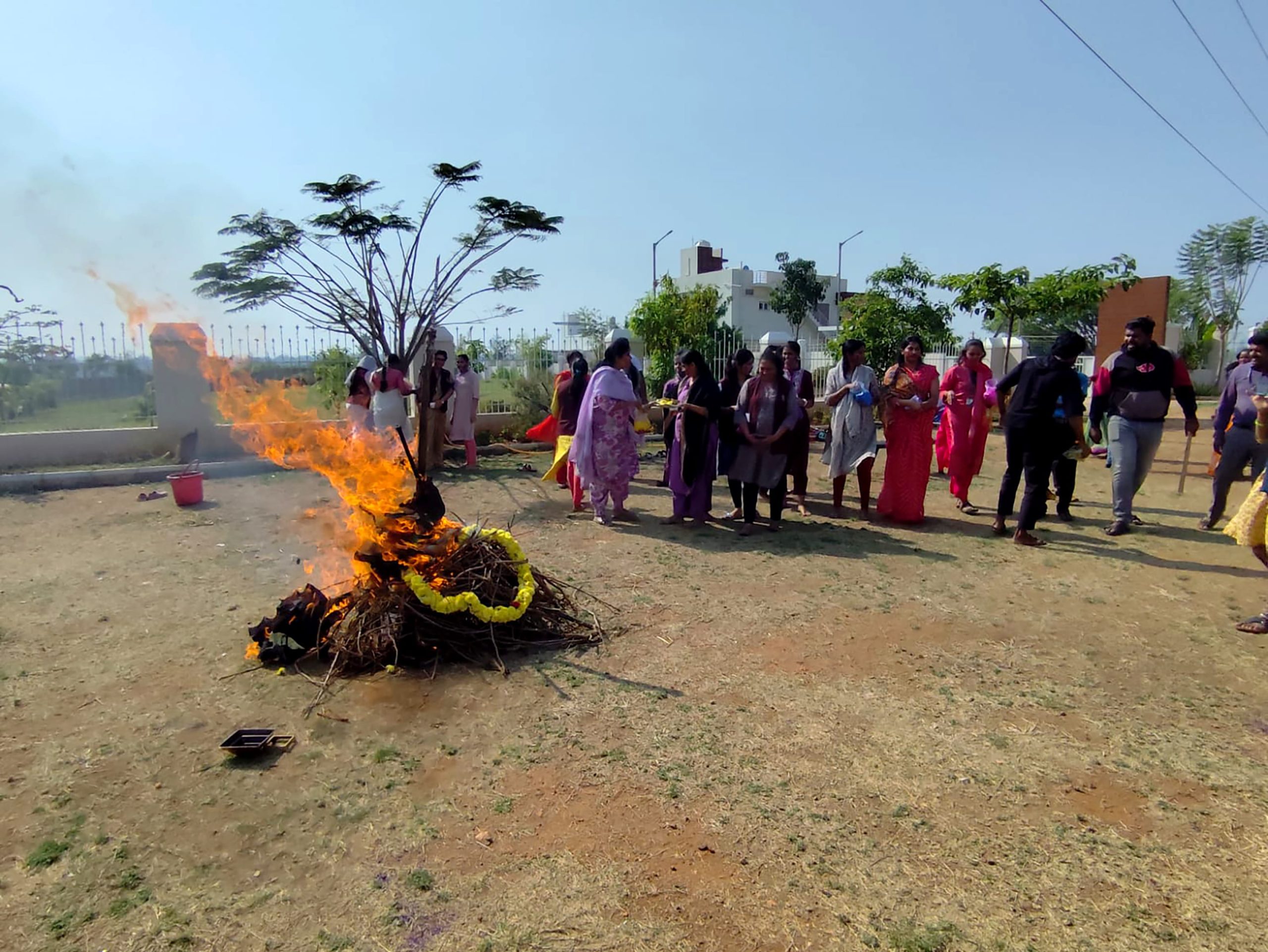 Vijayanagar Celebrated Holi Festival at 7.45.27 PM