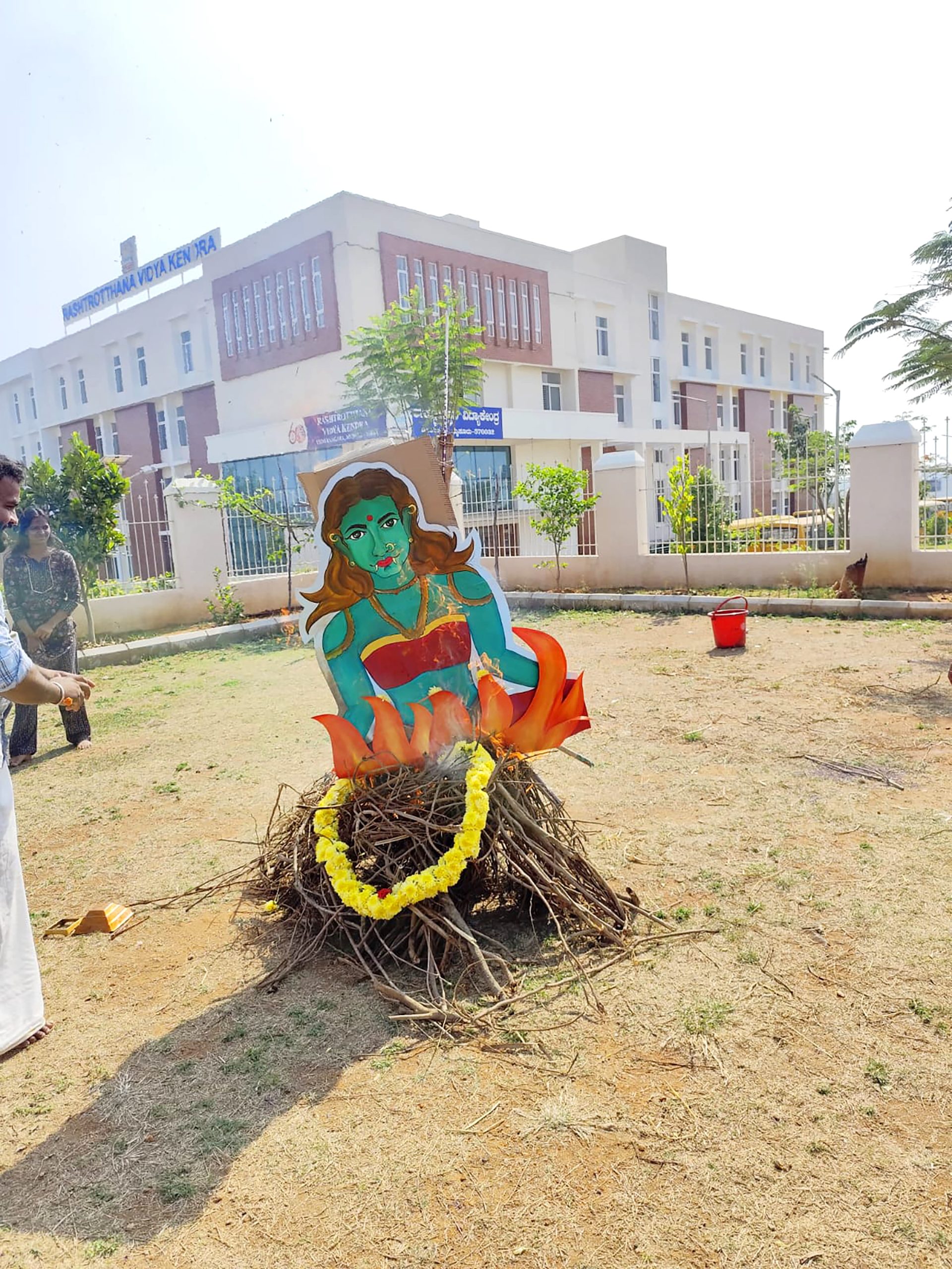 Vijayanagar Celebrated Holi Festival at 7.45.28 PM
