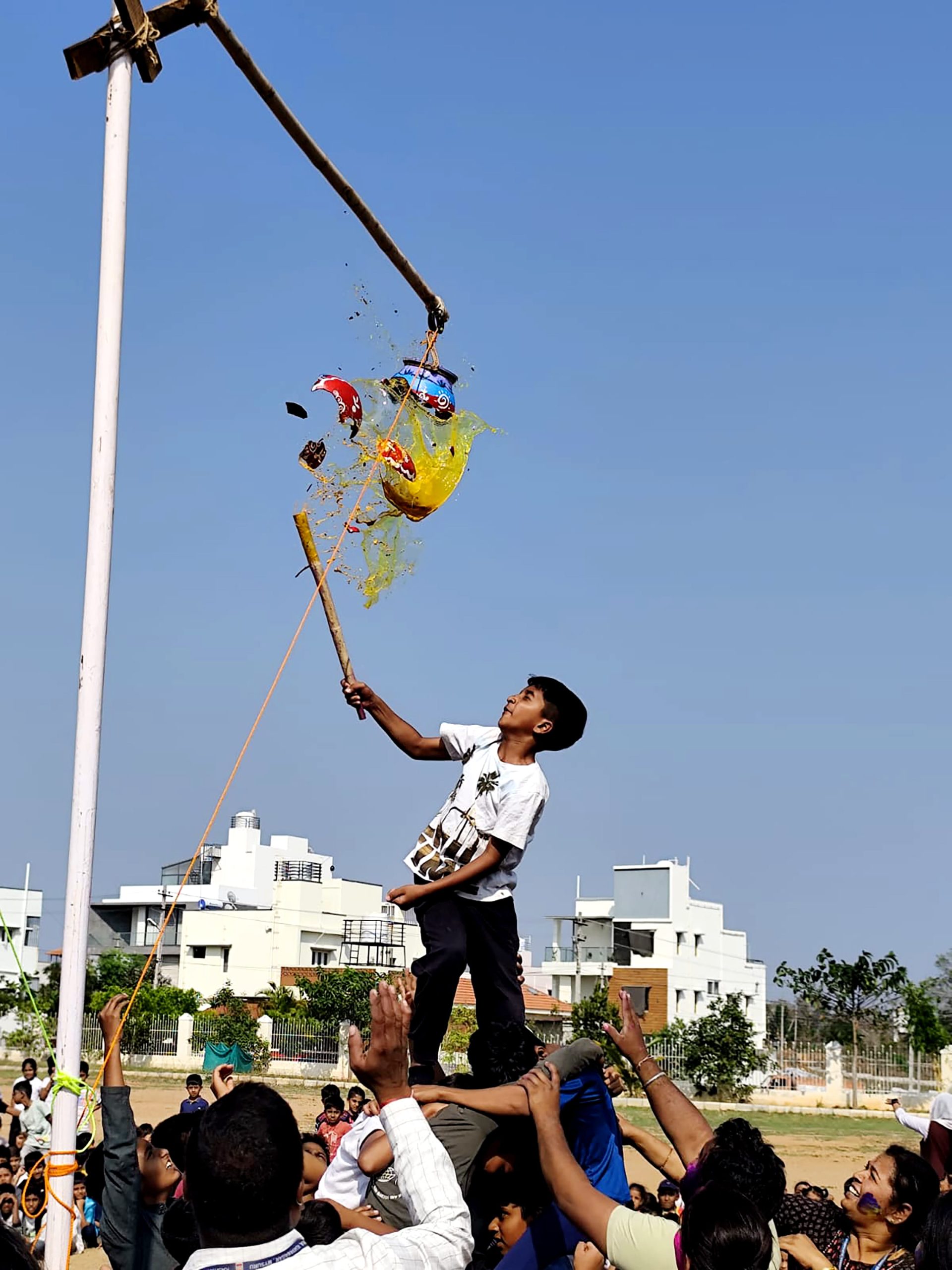 Vijayanagar Celebrated Holi Festival at 7.45.29 PM