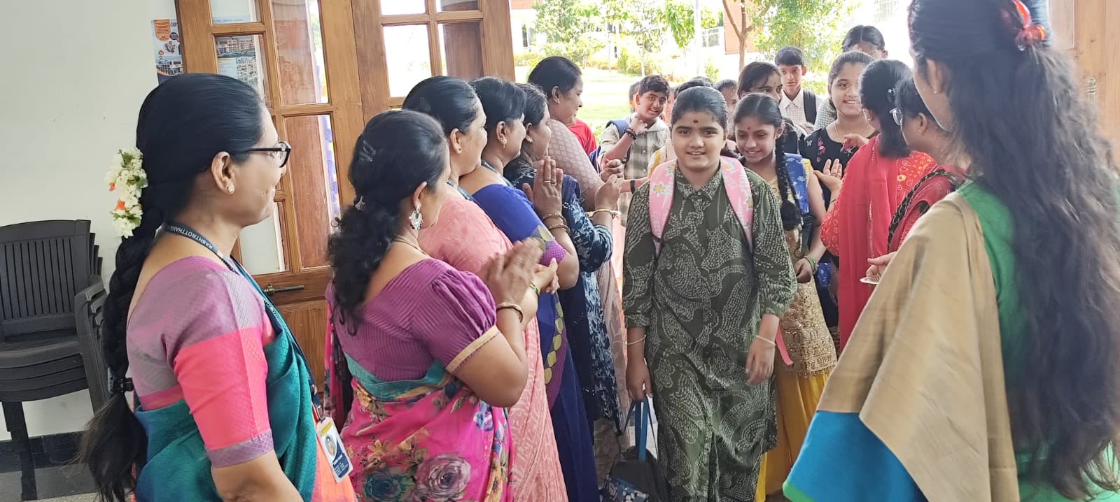 School Re-opening Day at RVK - Vijayanagar (10)