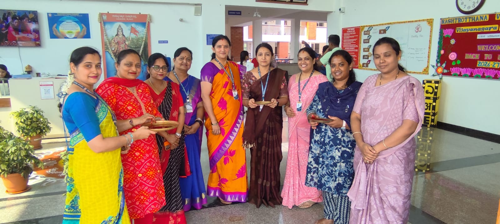 School Re-opening Day at RVK - Vijayanagar (15)