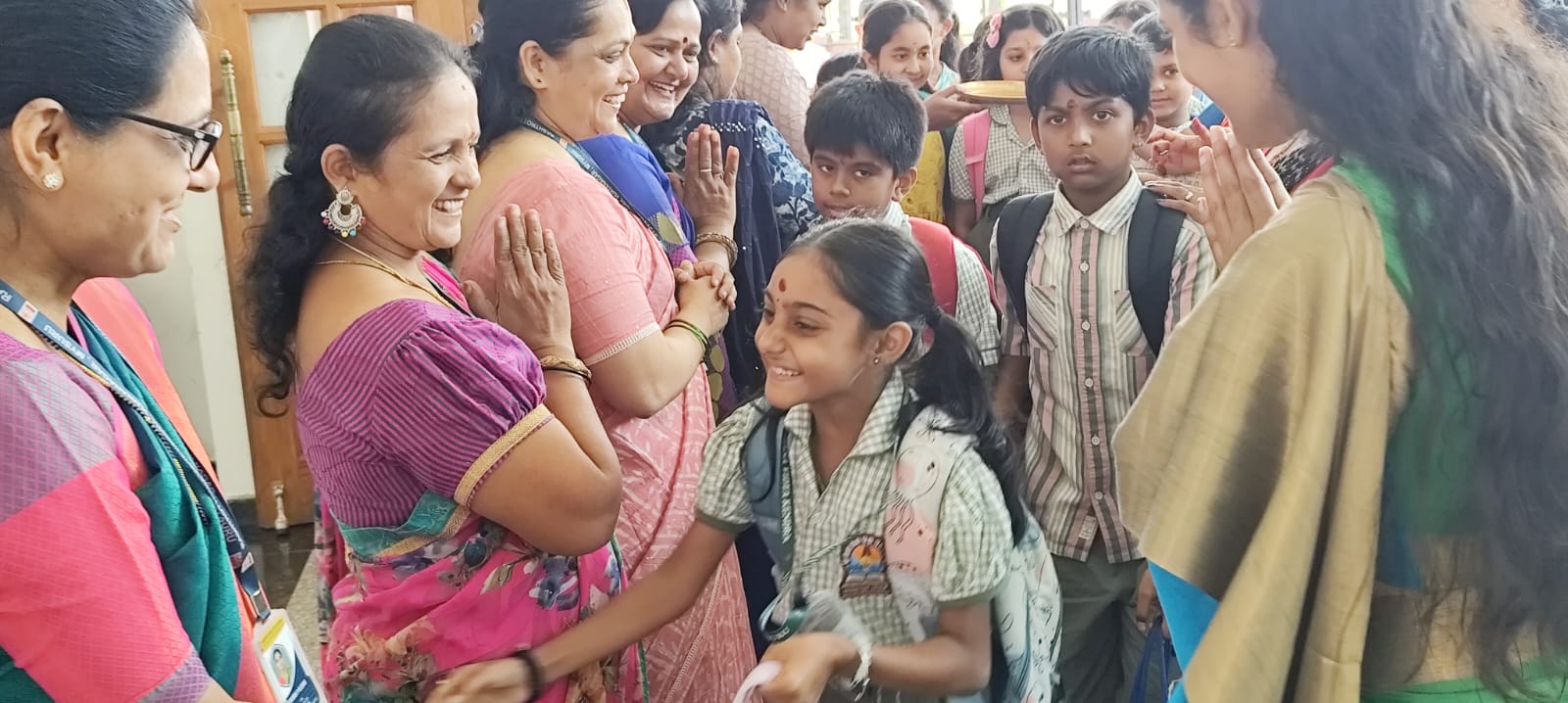 School Re-opening Day at RVK - Vijayanagar (2)