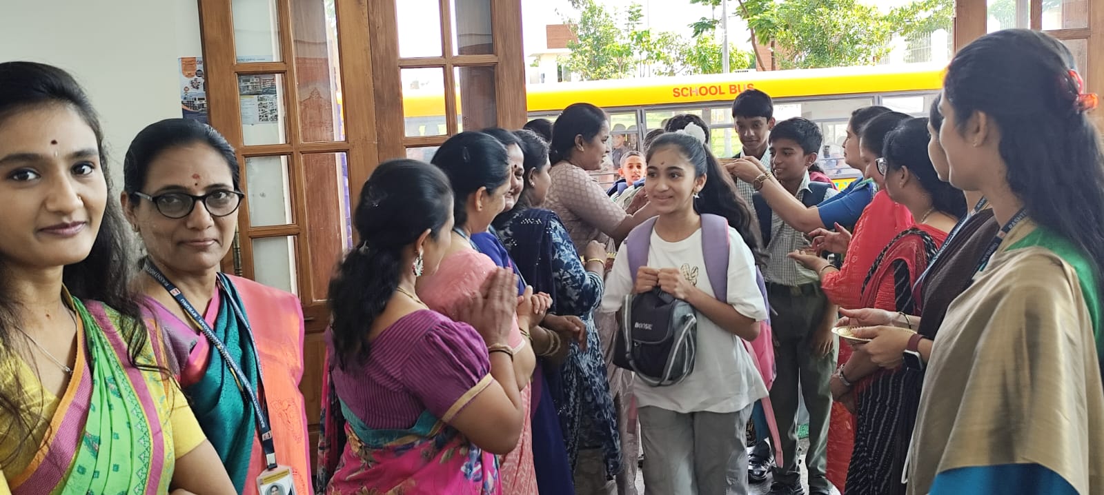 School Re-opening Day at RVK - Vijayanagar (5)