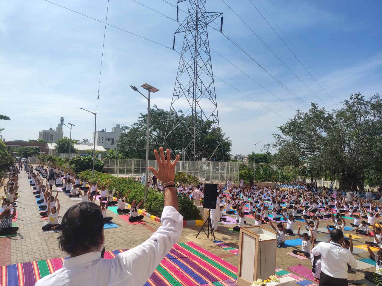 International Yoga Day Celebration in RVK - Vijayanagar (4)