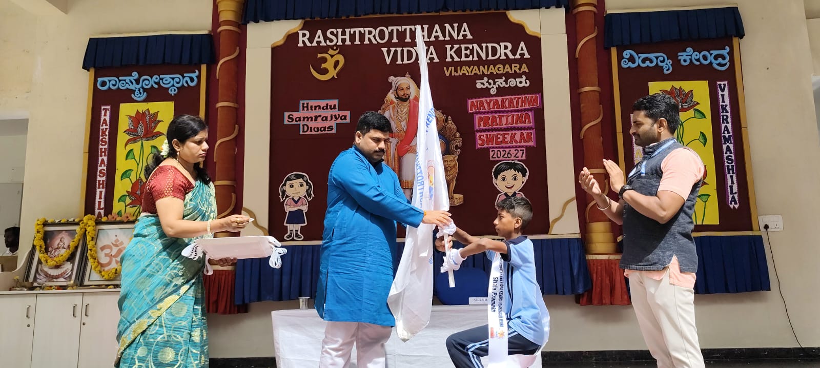 RVK – Vijayanagara Hosts Student Leadership Oath-Taking and Hindu Samrajya Diwas (8)
