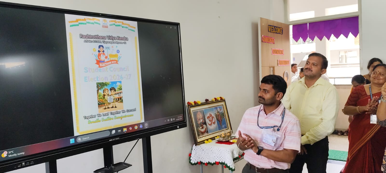 Student Council elections in RVK - Vijayanagar (13)