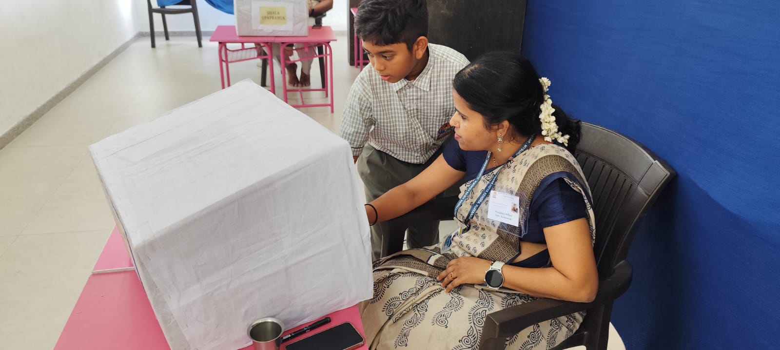 Student Council elections in RVK - Vijayanagar (2)