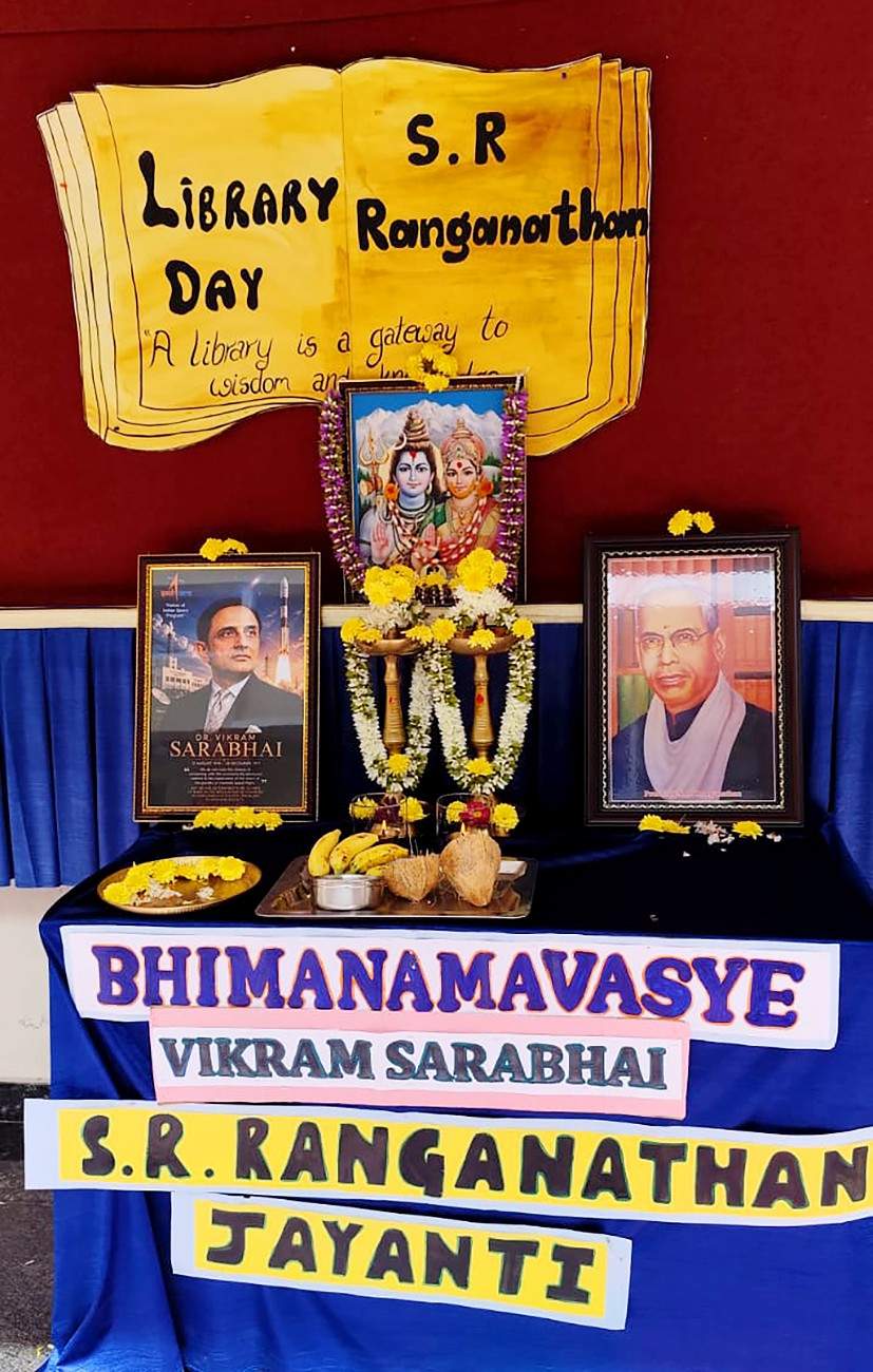 RVK - Vijayanagar Celebrates Dr. Vikram Sarabhai Jayanti, National Library Day, and Bhima Amavasya (4)