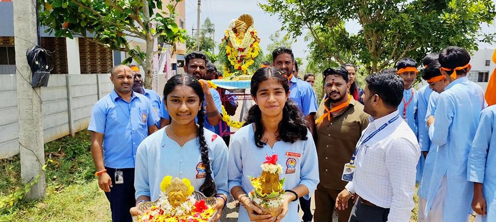 Gauri-Ganesha Festival Celebrated at RVK - Vijayanagar (2)