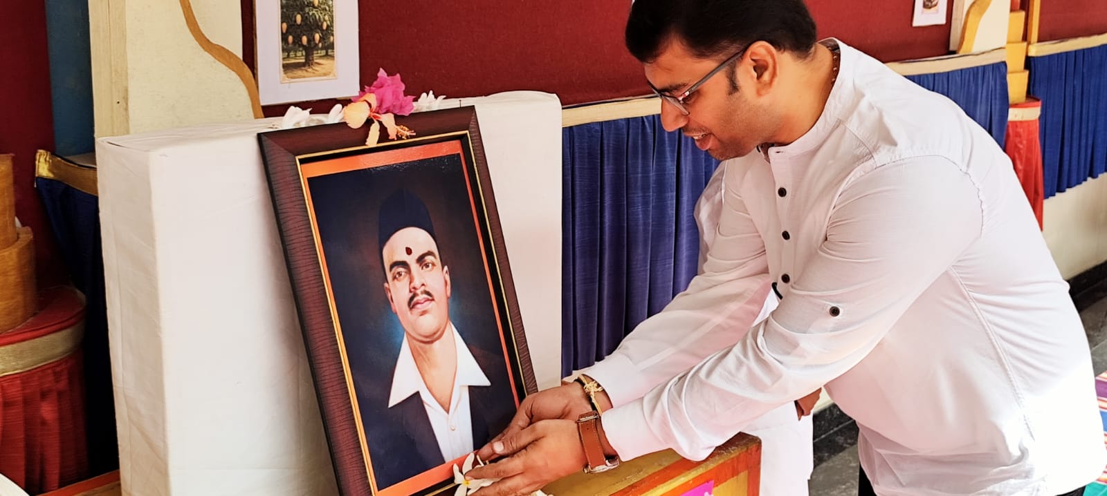 RVK - Vijayanagar Celebrates Rajguru Jayanti with Student Role Play and Tributes (4)