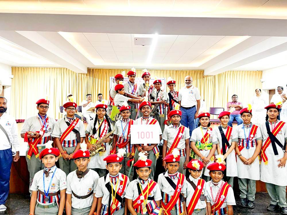 RVK - Vijayanagara Wins Top Honours at District-Level School Band Competition (2)