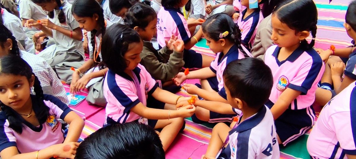 Students Celebrate Raksha Bandhan at RVK - Vijayanagar (13)