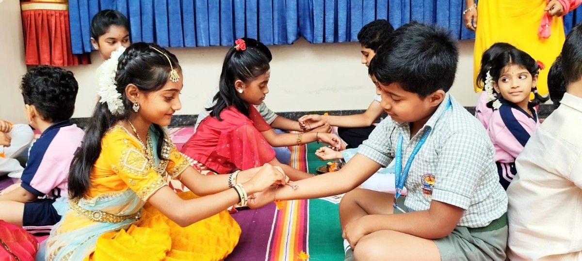 Students Celebrate Raksha Bandhan at RVK - Vijayanagar (16)