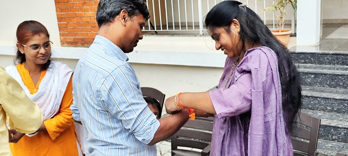 Students Celebrate Raksha Bandhan at RVK - Vijayanagar (20)