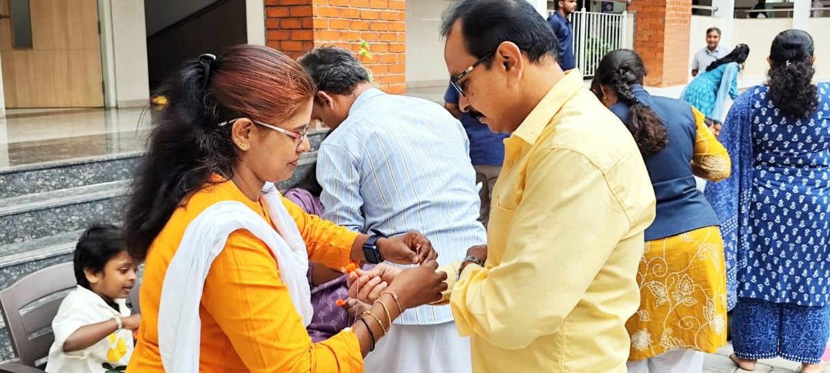 Students Celebrate Raksha Bandhan at RVK - Vijayanagar (25)
