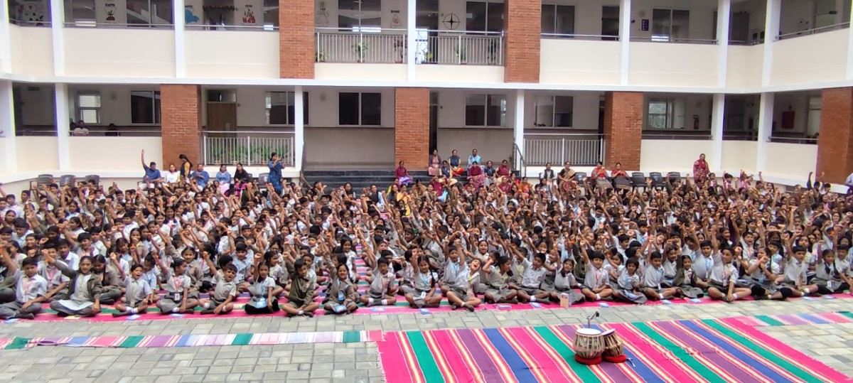 Students Celebrate Raksha Bandhan at RVK - Vijayanagar (7)