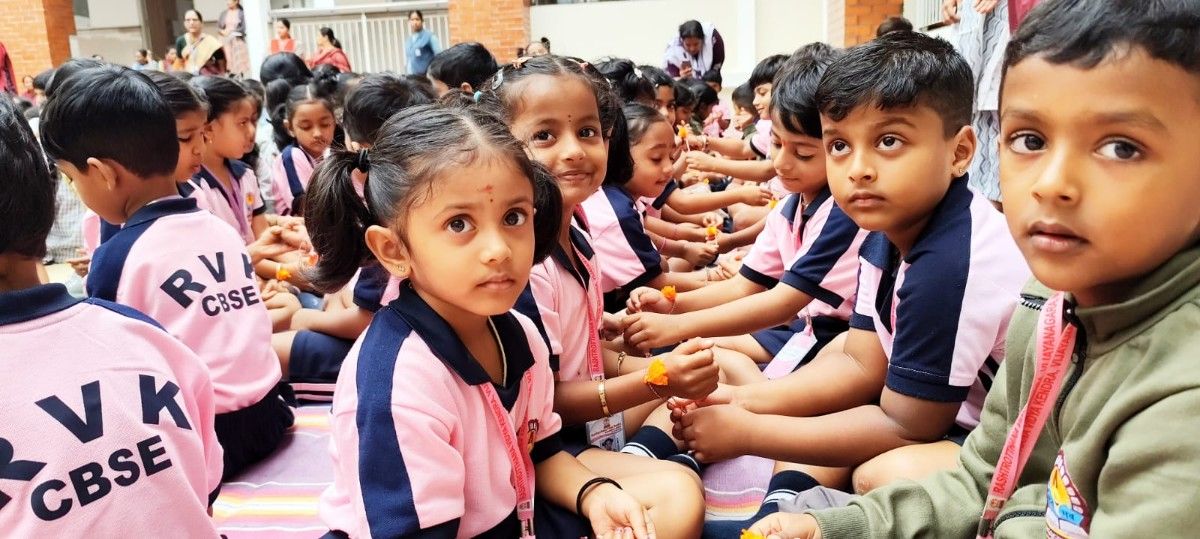Students Celebrate Raksha Bandhan at RVK - Vijayanagar (9)