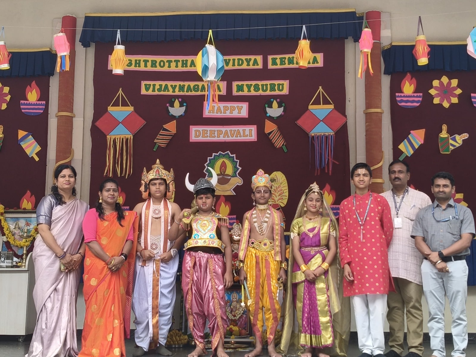 Deepavali & ‘National Unity Day’ in RVK - Vijayanagar2