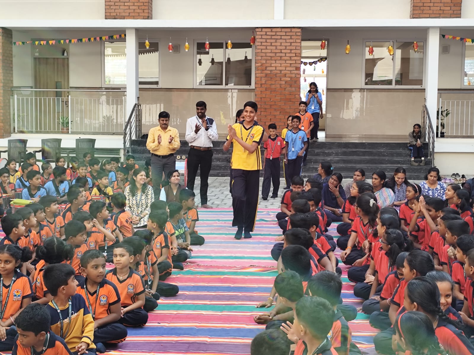 A Swearing-in-ceremony of Members of the Student Council in RVK - Vijayanagar -3