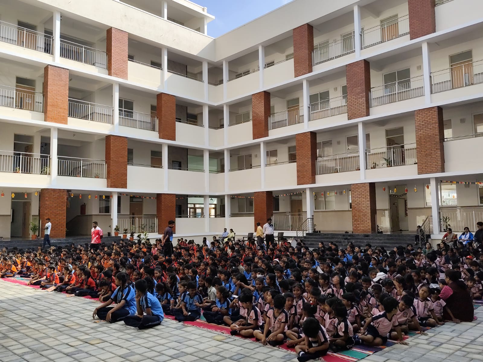 A Swearing-in-ceremony of Members of the Student Council in RVK - Vijayanagar -4