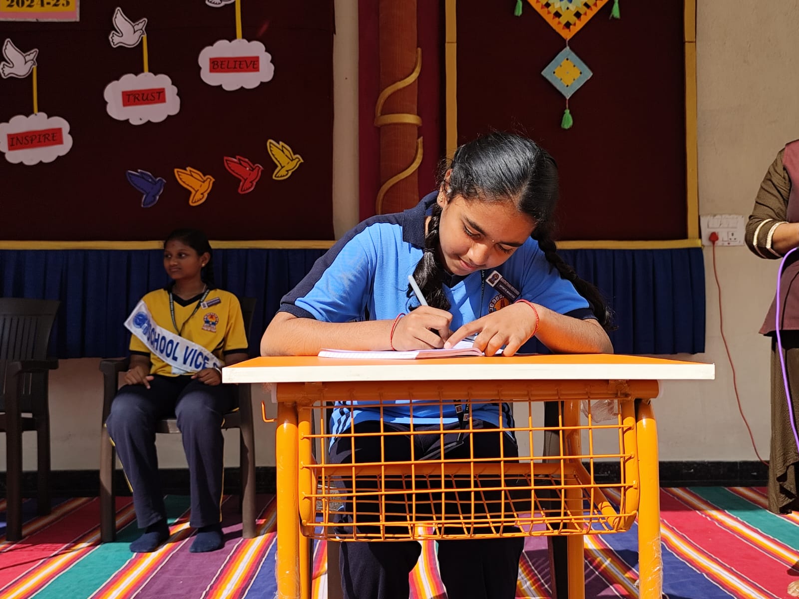 A Swearing-in-ceremony of Members of the Student Council in RVK - Vijayanagar -11