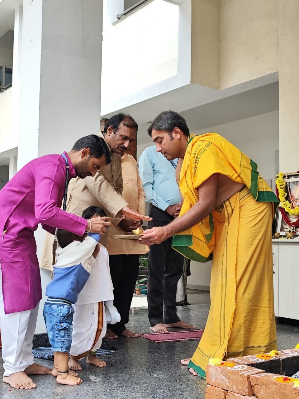 Ganapathi Homa and Satyanarayana Puja in RVK - Vijayanagar-11