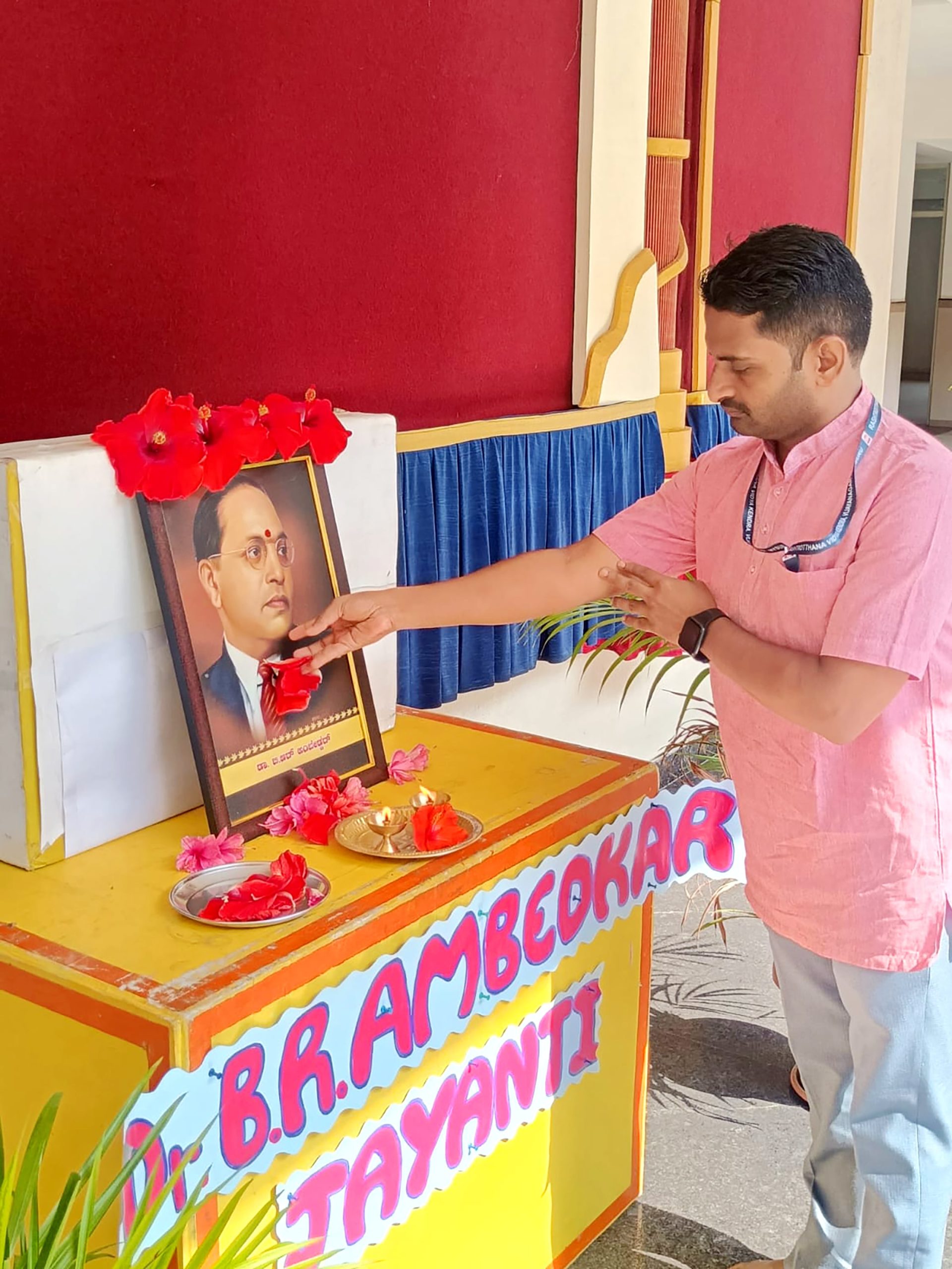 Dr. Babasaheb Ambedkar's Birth Anniversary in RVK - Vijayanagar2