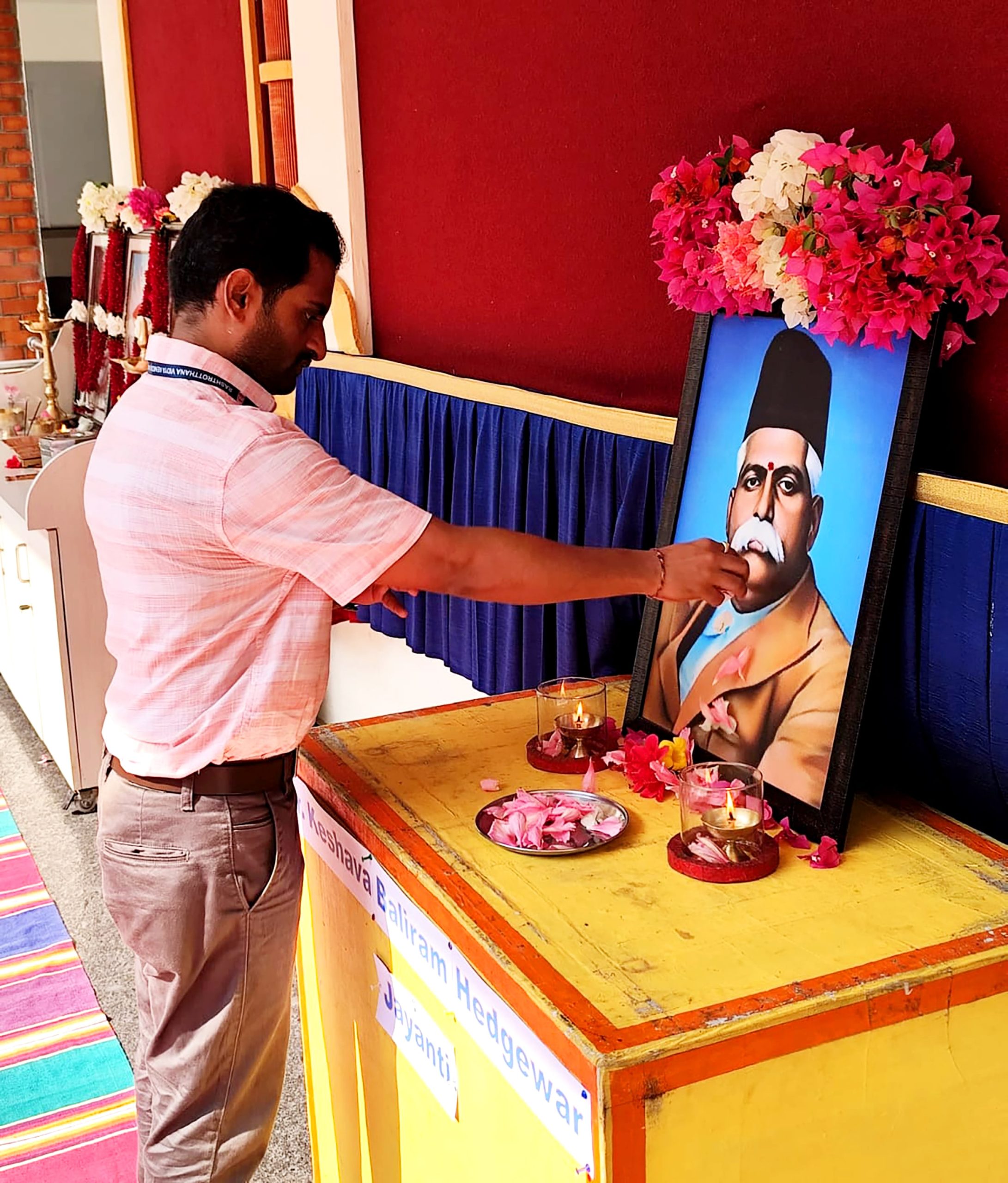 Dr. Keshav Baliram Hedgewar's birth anniversary in RVK - Vijayanagar3
