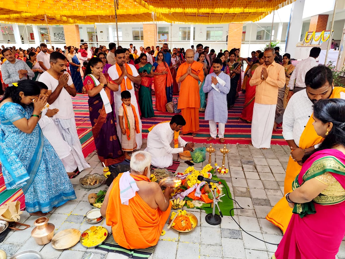 Aksharabhyasa And Vidyarabham in RVK - Vijayanagar11