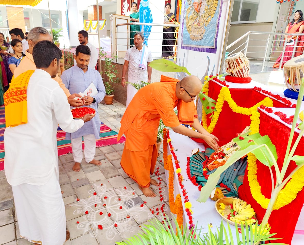 Aksharabhyasa And Vidyarabham in RVK - Vijayanagar13