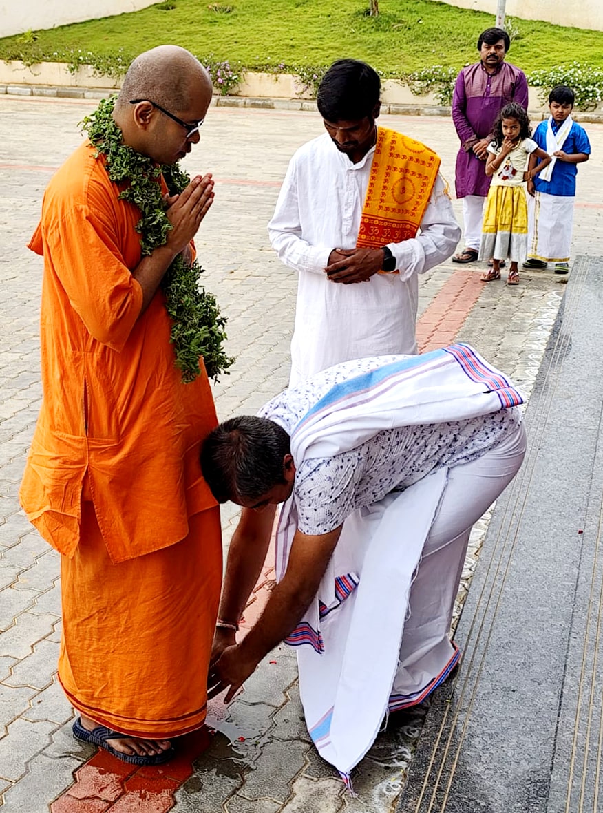 Aksharabhyasa And Vidyarabham in RVK - Vijayanagar14