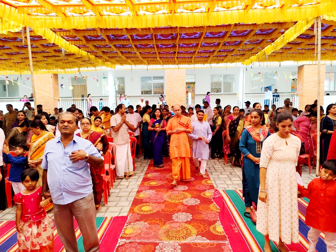 Aksharabhyasa And Vidyarabham in RVK - Vijayanagar17