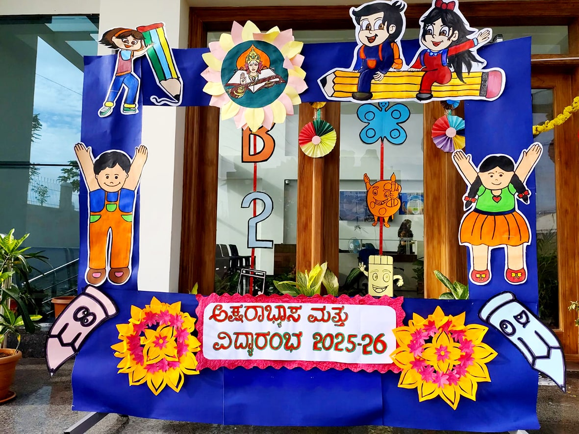 Aksharabhyasa And Vidyarabham in RVK - Vijayanagar19
