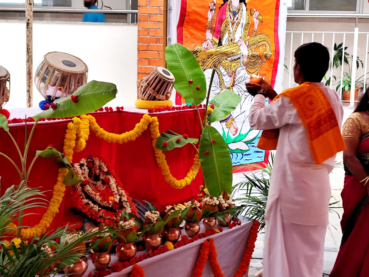 Aksharabhyasa And Vidyarabham in RVK - Vijayanagar8