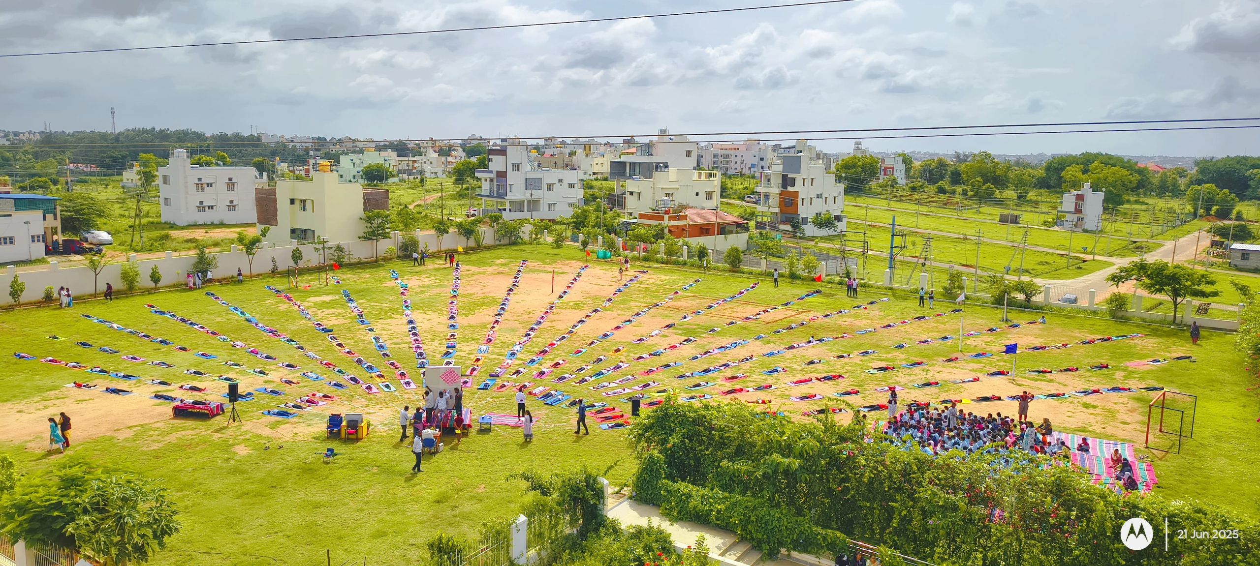 International Yoga Day Celebration in RVK - Vijayanagar-1 (1)