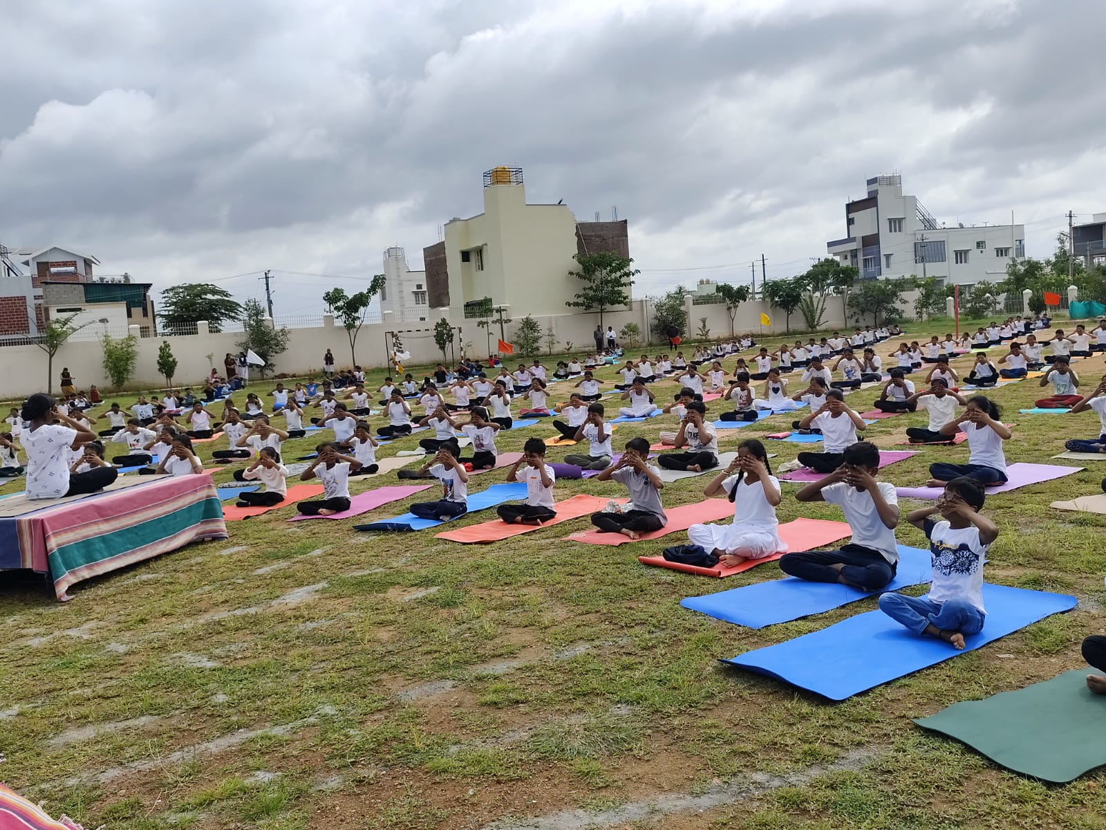 International Yoga Day Celebration in RVK - Vijayanagar (4)